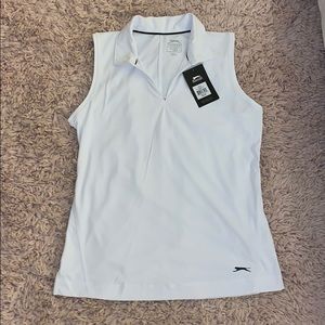 NWT Sleeveless golf polo